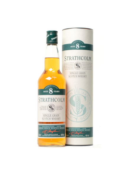 STRATHCOLM SINGLE GRAIN AGED 8YO SCOTCH WHISKY