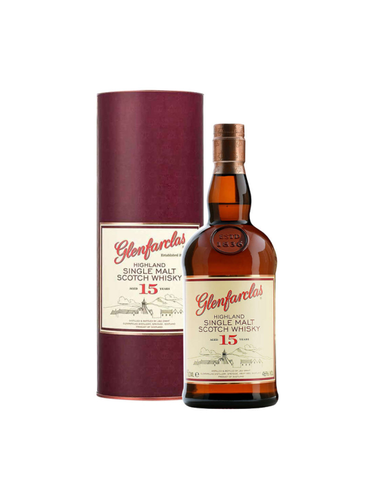 GLENFARCLAS 15 YO SINGLE MALT SCOTCH WHISKY