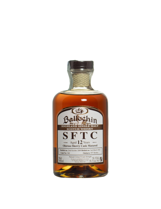BALLECHIN 2009 12 YO SFTC SHERRY MATURED WHISKY